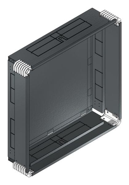 MEHLER - Putzwanne m. Rückwand, komplett außen B786xH778xT200mm