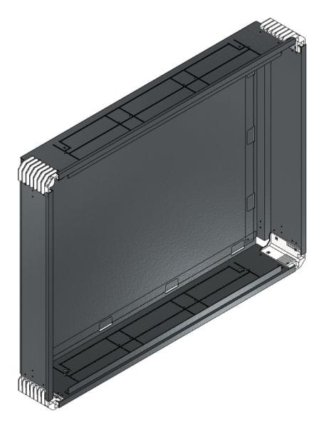 MEHLER - Putzwanne m. Rückwand, komplett außen B996xH778xT150mm