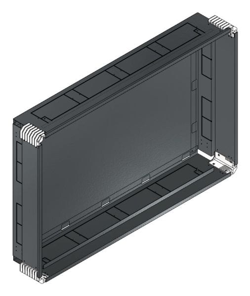 MEHLER - Putzwanne m. Rückwand, komplett außen B1206xH778xT200mm