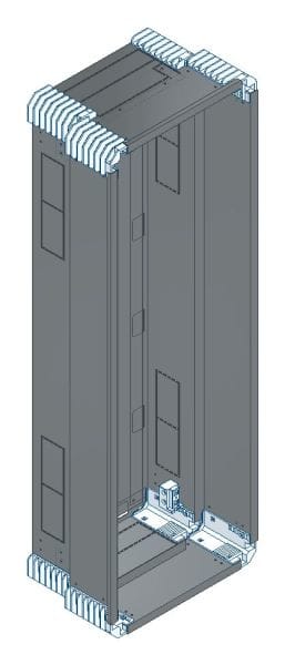 MEHLER - Putzwanne m. Rückwand, komplett außen B371xH1078xT245mm