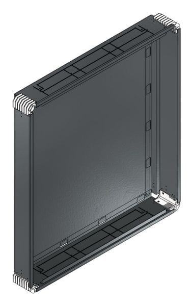 MEHLER - Putzwanne m. Rückwand, komplett außen B996xH1078xT150mm