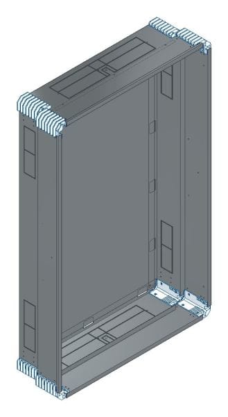 MEHLER - Putzwanne m. Rückwand, komplett außen B786xH1228xT245mm