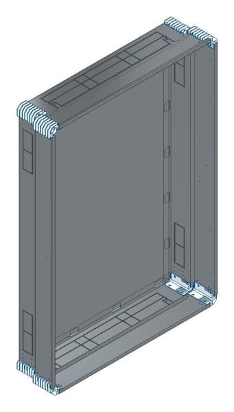 MEHLER - Putzwanne m. Rückwand, komplett außen B996xH1403xT245mm