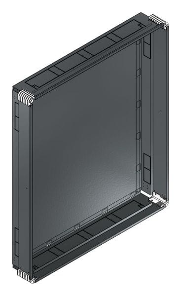 MEHLER - Putzwanne m. Rückwand, komplett außen B1206xH1403xT200mm