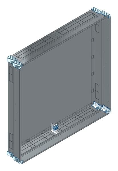 MEHLER - Putzwanne m. Rückwand, komplett außen B1491xH1403xT245mm