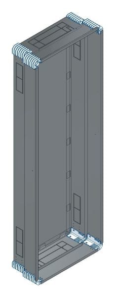 MEHLER - Putzwanne m. Rückwand, komplett außen B586xH1703xT245mm