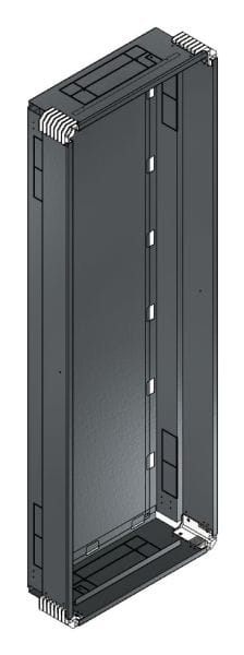 MEHLER - Putzwanne m. Rückwand, komplett außen B586xH1703xT200mm