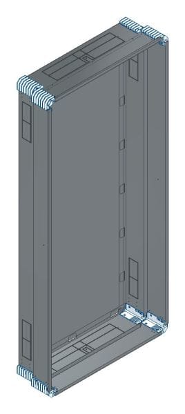 MEHLER - Putzwanne m. Rückwand, komplett außen B786xH1703xT245mm