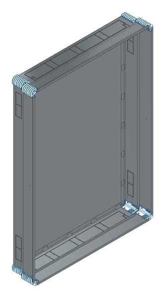 MEHLER - Putzwanne m. Rückwand, komplett außen B1206xH1703xT245mm