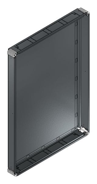 MEHLER - Putzwanne m. Rückwand, komplett außen B1206xH1703xT150mm