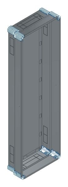 MEHLER - Putzwanne m. Rückwand, komplett außen B586xH1853xT245mm
