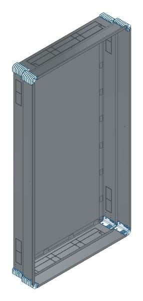 MEHLER - Putzwanne m. Rückwand, komplett außen B996xH1853xT245mm