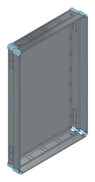 MEHLER - Putzwanne m. Rückwand, komplett außen B1206xH1853xT245mm