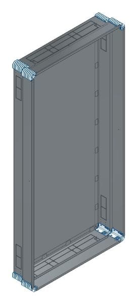 MEHLER - Putzwanne m. Rückwand, komplett außen B996xH2028xT245mm