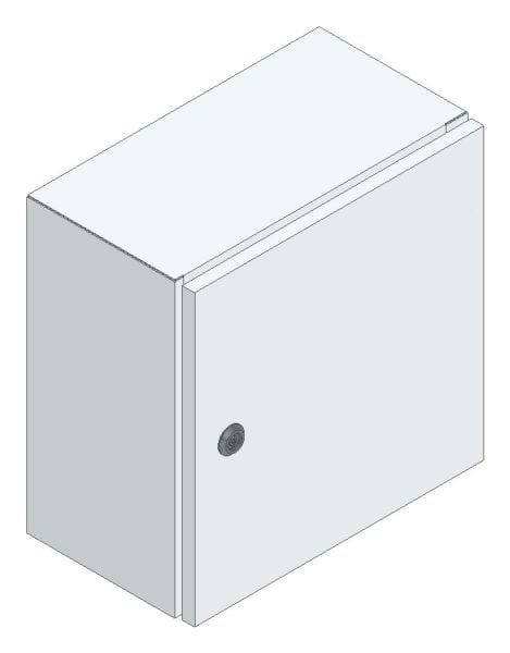 MEHLER - kompakter Wandschrank Kleinformat IP66 B380xH380xT210mm