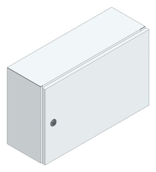 MEHLER - kompakter Wandschrank Kleinformat IP66 B600xH380xT210mm