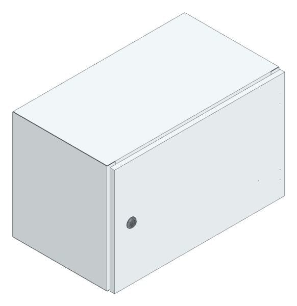 MEHLER - kompakter Wandschrank Kleinformat IP66 B600xH380xT350mm
