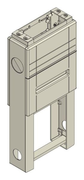 MEHLER - KS-Sockel,H950xT180mm für Breite A, RAL-7032