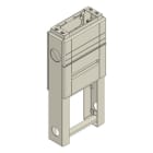 MEHLER - KS-Sockel,H950xT180mm für Breite A, RAL-7032