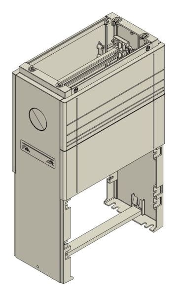 MEHLER - KS-Sockel,H950xT300mm für Breite B, RAL-7032
