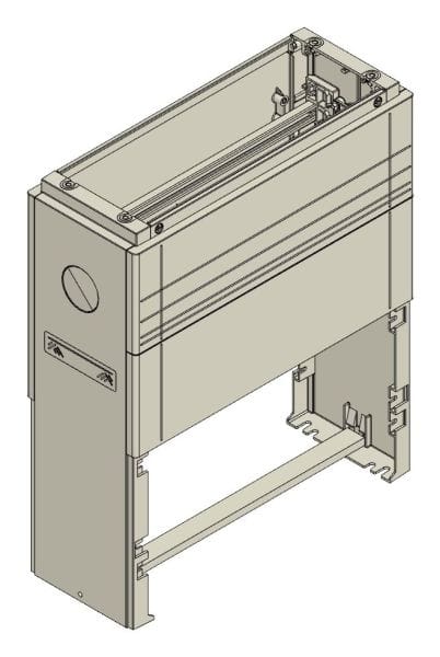 MEHLER - KS-Sockel,H950xT300mm für Breite C, RAL-7032