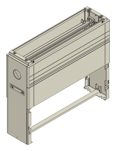 MEHLER - KS-Sockel,H950xT300mm für Breite D, RAL-7032