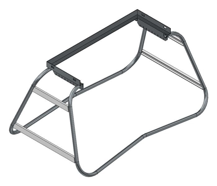 MEHLER - Untergestell f. Baustromverteiler B1135xH597xT673mm