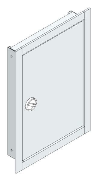 MEHLER - UP-Verteilertürrahmen, IP54+Tür außen B596xH789xT85mm