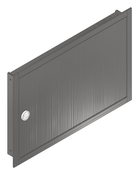 MEHLER - UP-Verteilertürrahmen,NIRO/V2A außen B796xH539xT85mm