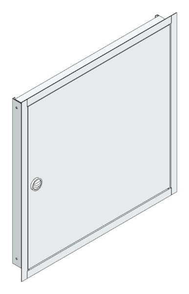 MEHLER - UP-Verteilertürrahmen,ALU IP30 außen B796xH789xT85mm