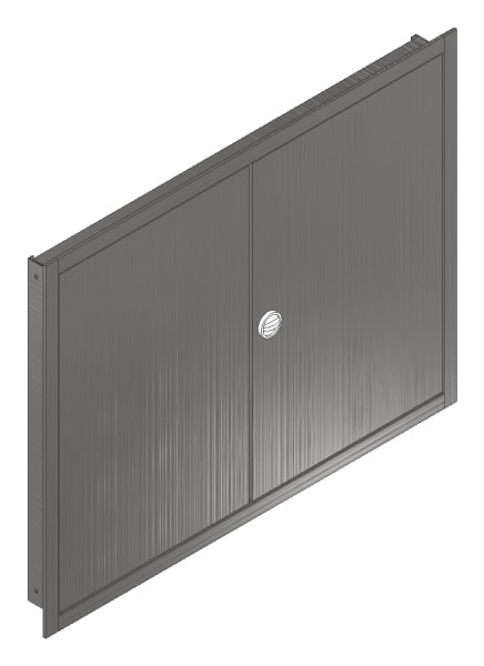 MEHLER - UP-Verteilertürrahmen,NIRO/V2A außen B1006xH789xT85mm