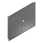 MEHLER - UP-Verteilertürrahmen,NIRO/V2A außen B1006xH789xT85mm