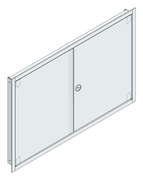 MEHLER - UP-Verteilertürrahmen, IP30+Tür außen B1216xH789xT85mm