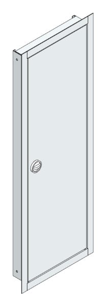 MEHLER - UP-Verteilertürrahmen,ALU IP44 außen B381xH1089xT85mm