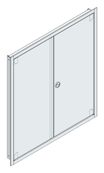 MEHLER - UP-Verteilertürrahmen, IP30+Tür außen B1006xH1089xT85mm