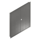 MEHLER - UP-Verteilertürrahmen,NIRO/V2A außen B1006xH1089xT85mm