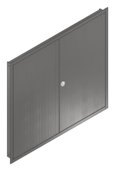 MEHLER - UP-Verteilertürrahmen,NIRO/V2A außen B1216xH1089xT85mm