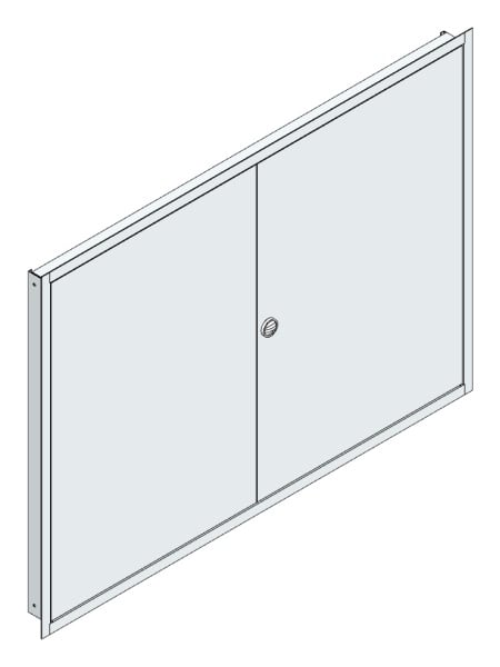 MEHLER - UP-Verteilertürrahmen,ALU IP44 außen B1501xH1089xT85mm