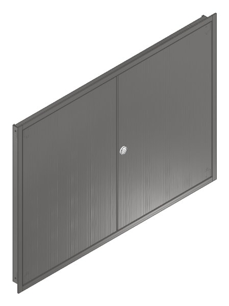 MEHLER - UP-Verteilertürrahmen,NIRO/V2A außen B1501xH1089xT85mm