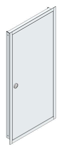 MEHLER - UP-Verteilertürrahmen,ALU IP44 außen B596xH1239xT85mm