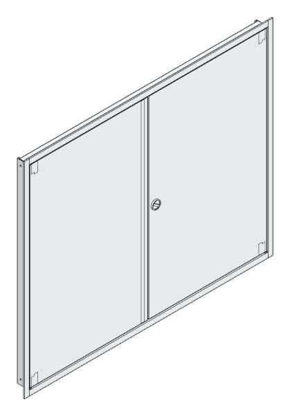 MEHLER - UP-Verteilertürrahmen, IP30+Tür außen B1501xH1239xT85mm