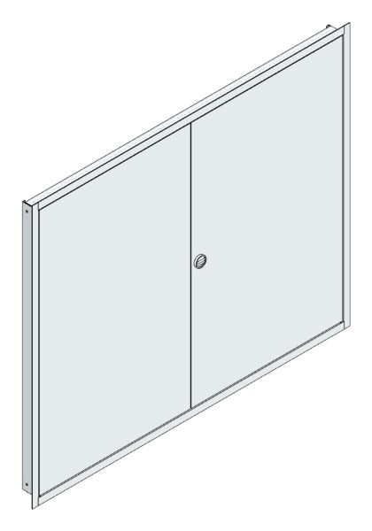 MEHLER - UP-Verteilertürrahmen,ALU IP44 außen B1501xH1239xT85mm
