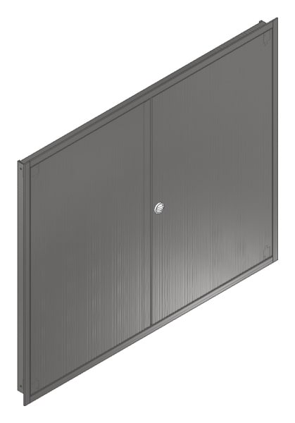 MEHLER - UP-Verteilertürrahmen,NIRO/V2A außen B1501xH1239xT85mm