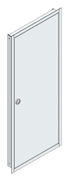 MEHLER - UP-Verteilertürrahmen,ALU IP44 außen B596xH1414xT85mm