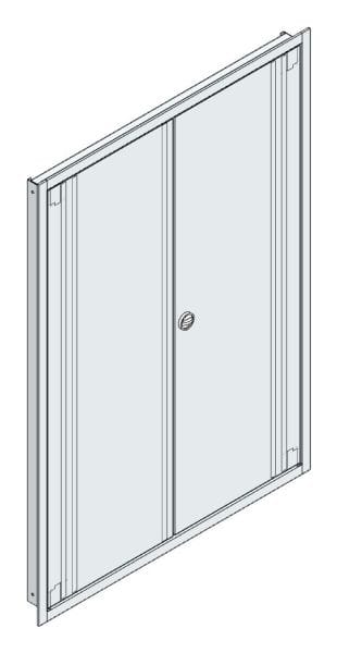 MEHLER - UP-Verteilertürrahmen, IP30+Tür außen B1006xH1414xT85mm