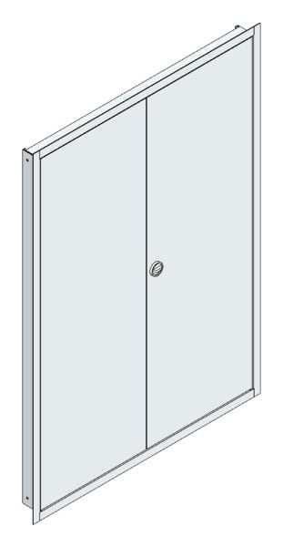 MEHLER - UP-Verteilertürrahmen,ALU IP44 außen B1006xH1414xT85mm