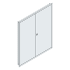 MEHLER - UP-Verteilertürrahmen,ALU IP44 außen B1216xH1414xT85mm