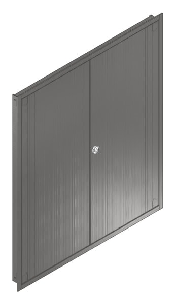 MEHLER - UP-Verteilertürrahmen,NIRO/V2A außen B1216xH1414xT85mm