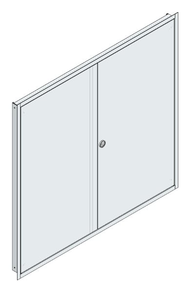 MEHLER - UP-Verteilertürrahmen,ALU IP44 außen B1501xH1414xT85mm