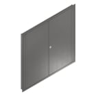 MEHLER - UP-Verteilertürrahmen,NIRO/V2A außen B1501xH1414xT85mm